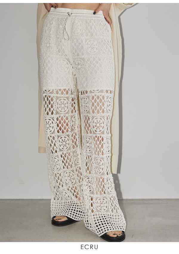 TODAYFUL Crochet Lace Pants クロシェレースパンツ | bisviz.com