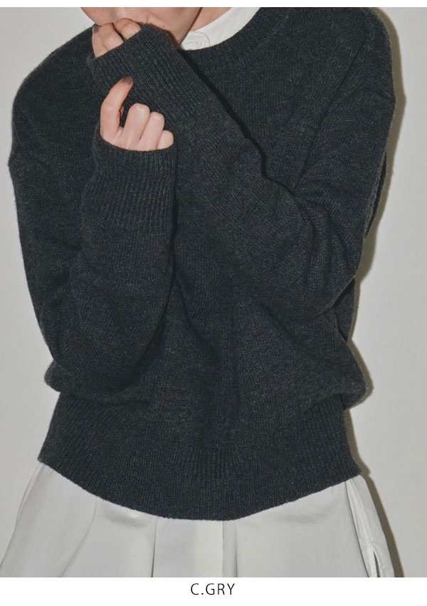 即納》 TODAYFUL 2023prefall トゥデイフル Merinowool Crewneck Knit