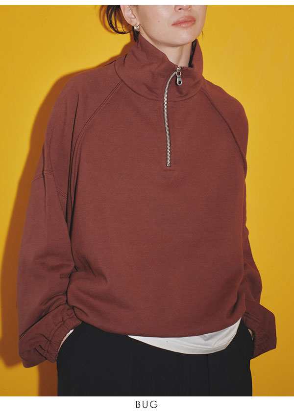 TODAYFUL 2023winter トゥデイフル Half Zip Pullover 11月上旬〜下旬予約 ハーフジッププルオーバー トップス  ミドル丈 長袖 セットアッ｜au PAY マーケット