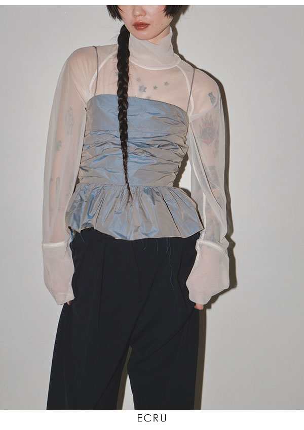 Sheer Turtle Tops todayful エクリュ タグ付き新品 - シャツ/ブラウス