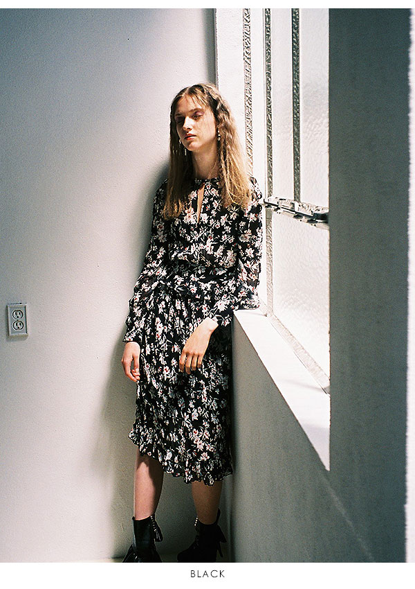 Sale ハニーミーハニー Honey Mi Honey 通販 Flower One Piece フラワーワンピース ワンピース レディース 膝丈 長袖 花柄 きれいめ の通販はau Pay マーケット ダブルハート Au Pay マーケット店