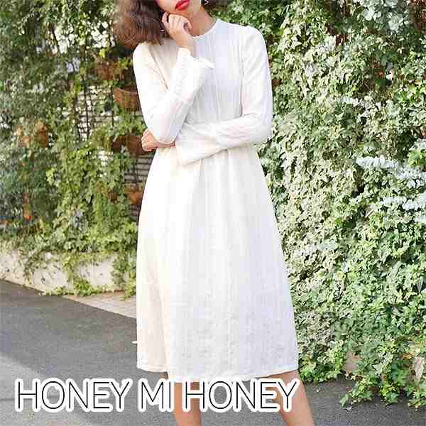 Sale ハニーミーハニー Honey Mi Honey 通販 Backopen Wool One Piece バックオープンウールワンピース レディース ワンピース 長袖 の通販はau Pay マーケット ダブルハート Au Pay マーケット店