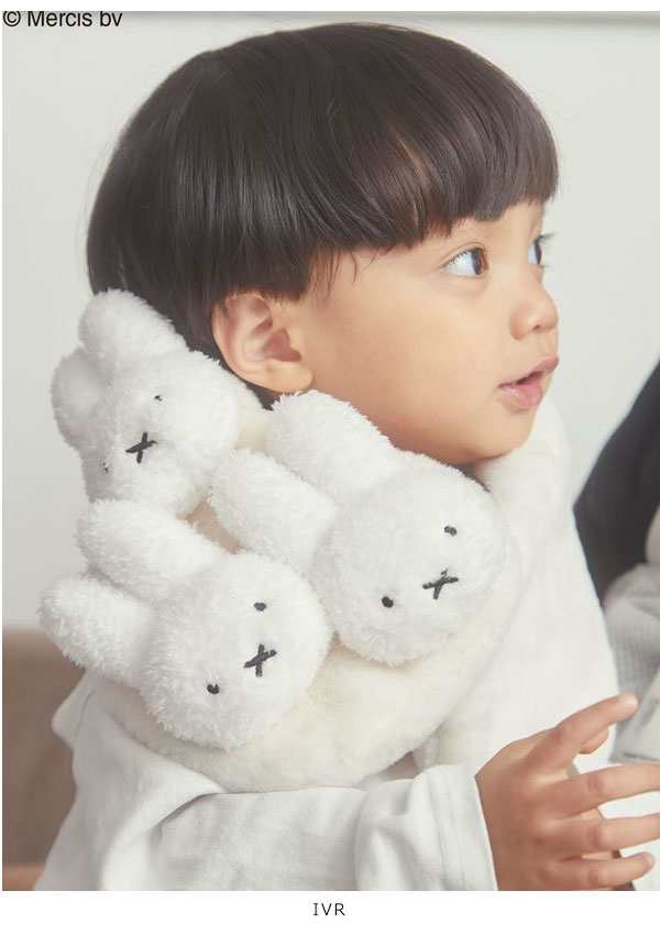 【期間限定10%OFF】 メリージェニー merry jenny 【kids】もこもこmiffyティペット 小物 マフラー ミッフィー コラボ  miffy キャラクター｜au PAY マーケット