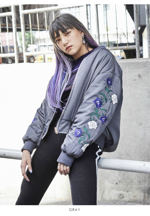 Sale Evris エヴリス 通販 Evris 須田アンナ Embroideryリバーシブルma 1 レディース アウター Ma 1 ジャケット ブルゾン リバーの通販はau Pay マーケット ダブルハート Au Pay マーケット店