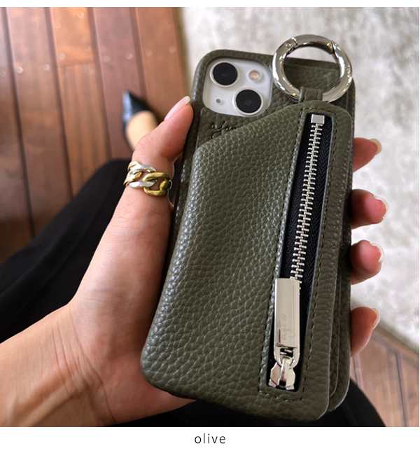 《即納》 【iPhone14シリーズ対応】 エジュー ajew 通販 ajew cadenas zipphone case shoulder  aj02-00314｜au PAY マーケット