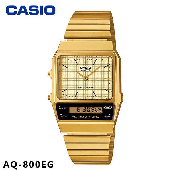 国内正規品】 CASIO カシオ AQ-800EG 腕時計 ウォッチ レディース