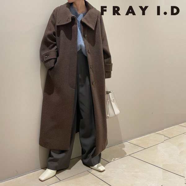 新品未使用 FRAY I.D スタンドカラーバルマカンコート-