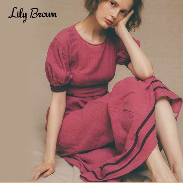 Sale30 Off リリーブラウン Lily Brown 綿ロングワンピース ワンピース レディース ロング丈 半袖 フレア リボン バックスタイル 綿 の通販はau Pay マーケット ダブルハート Au Pay マーケット店