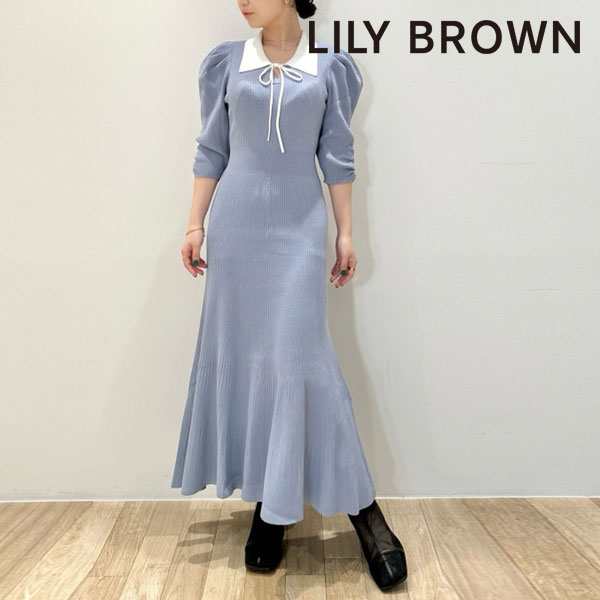 WINTER SALE50%OFF】 リリーブラウン LILY BROWN カラーリブニット