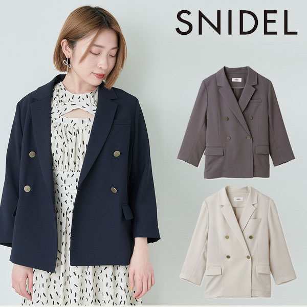 WINTER SALE50%OFF】 スナイデル SNIDEL リネンライクジャケット