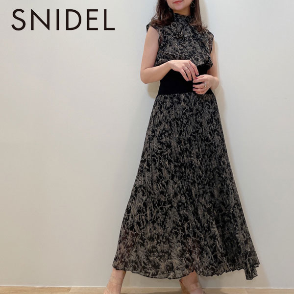 スナイデル Snidel 21春コレクション 6月下旬 7月中旬予約 ウエストリブプリーツワンピース レディース ワンピース ロング丈 ノースリーの通販はau Pay マーケット ダブルハート Au Pay マーケット店