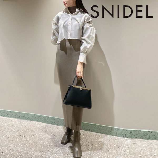 WINTER SALE50%OFF】 スナイデル SNIDEL 2wayシアートップスニット