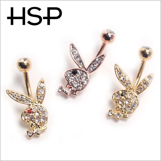 Playboy プレイボーイ バニー うさぎ ウサギ ジュエル バナナバーベル の通販はau Pay マーケット Hsp ボディピアス アクセ