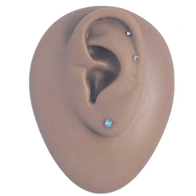 ジュエル ハーフボールトップ プッシュ ラブレットスタッド 16g 18g 軟骨ピアス トラガス ヘリックス ユニセックス メンズ レディースの通販はau Pay マーケット Hsp ボディピアス アクセ