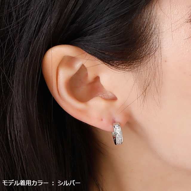 CZピアス - ピアス(両耳用)