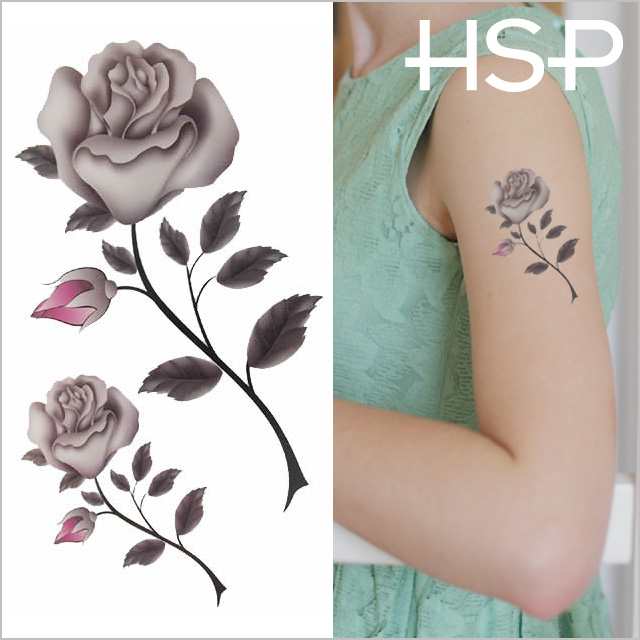 HSP ハロウィン 【￥596】タトゥーシール シンプルローズ 2【Halloween TATTOO 】の通販はau PAY マーケット - 【HSP 】ボディピアス・アクセ