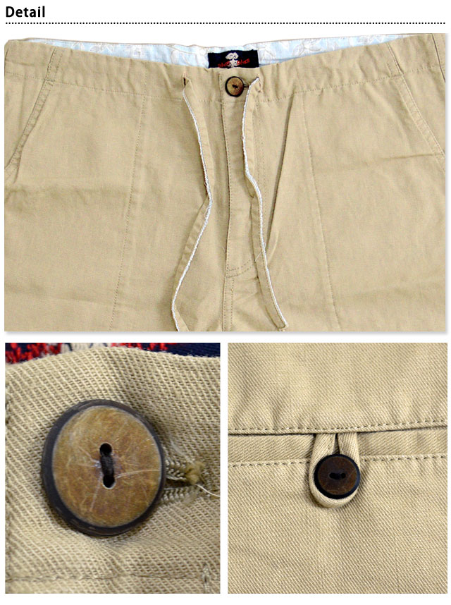 綿麻ハーフパンツ◇パラスパレス[sl]の通販はau PAY マーケット - 和柄