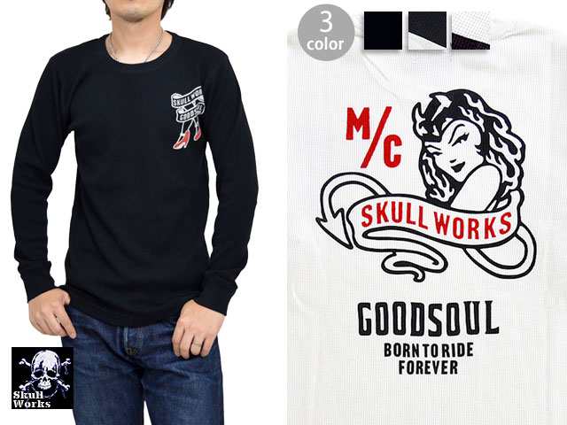 デビルガールサーマル長袖Tシャツ スカルワークス SKULL WORKS 111753 ...