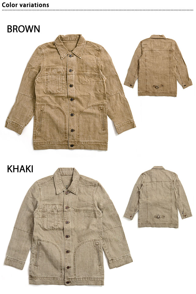 ムラ糸コットンカバーオールジャケット◇宴/レディース[sl]