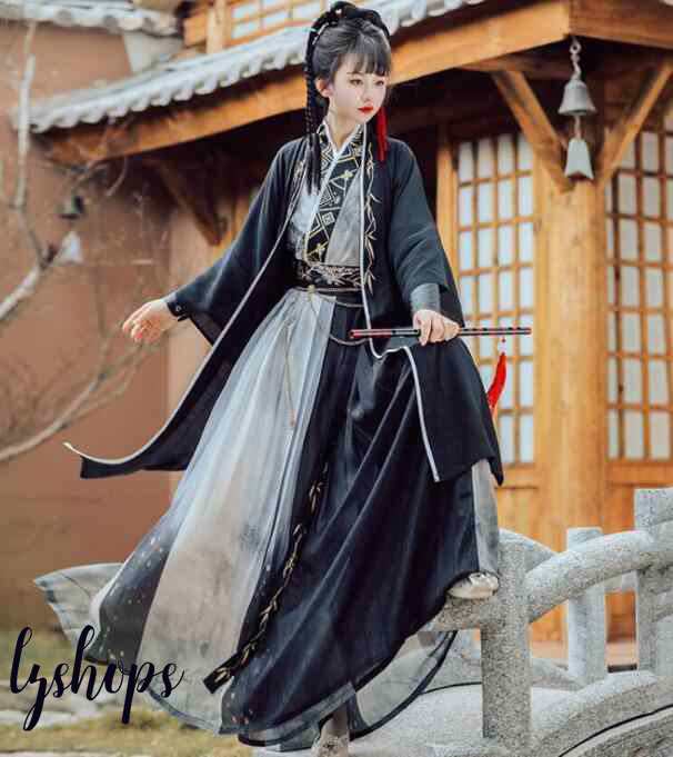 送料無料漢服 宋時代コスプレ衣装 竹柄プリント刺しゅう レディース メンズ 男女兼用 ペアお揃い コスチューム 時代劇 華流舞台衣裳 ステの通販は