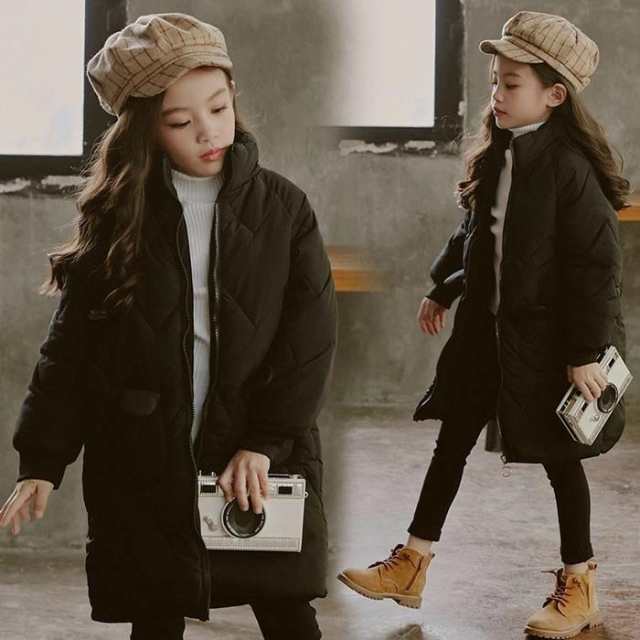 キッズ アウター 女の子 ロングコート ダウンコート ダウンジャケット 防寒冬服 子供コート 厚手コート ロング丈 子供服の通販は 6,214円