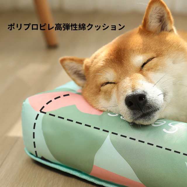 ペット ベッド 夏 用 ペットベッド 犬 猫 角型XXLサイズ 接触冷感 ペット ベッド 中型犬 大型犬 おしゃれ 洗える 洗濯 ペッの通販は