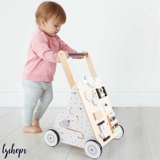手押し車 赤ちゃん カタカタ ベビーウォーカー 木製 つかまり立ち おもちゃ ベビー 押し車 歩行器 知育 遊び 木製 木のおもちゃ 知育玩具の通販は 7,390円