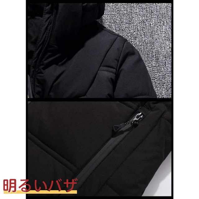 ダウンジャケット メンズ 赤 防寒着 メンズ ダウン アウター メンズ コート メンズ アウター 冬 ブランド  メンズ大きいサイズの通販は