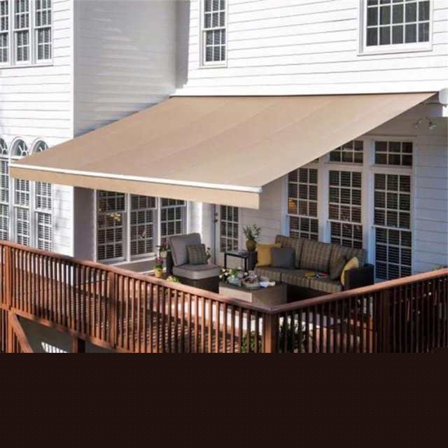 オーニングテント 格納式オーニング 巻き取り式 サンシェード 日除け シェード オーニングテント 幅2m/2.5m 日除け 雨よけ UVカット 屋根オーニングテント 家庭用/商業用 簡単設置の通販は