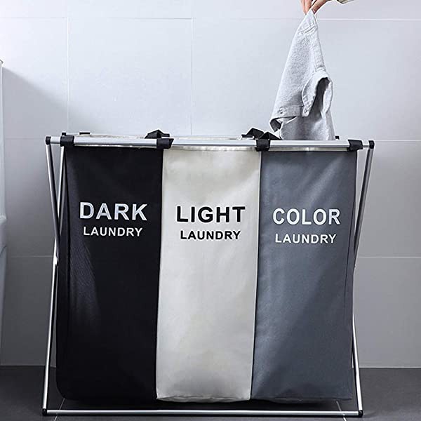 ランドリーバスケット 大容量 洗濯かご ランドリーかご 折りたたみ式 洗濯収納ボックス 取っ手付 内側撥水加工 オックスフォード布 おもの通販は