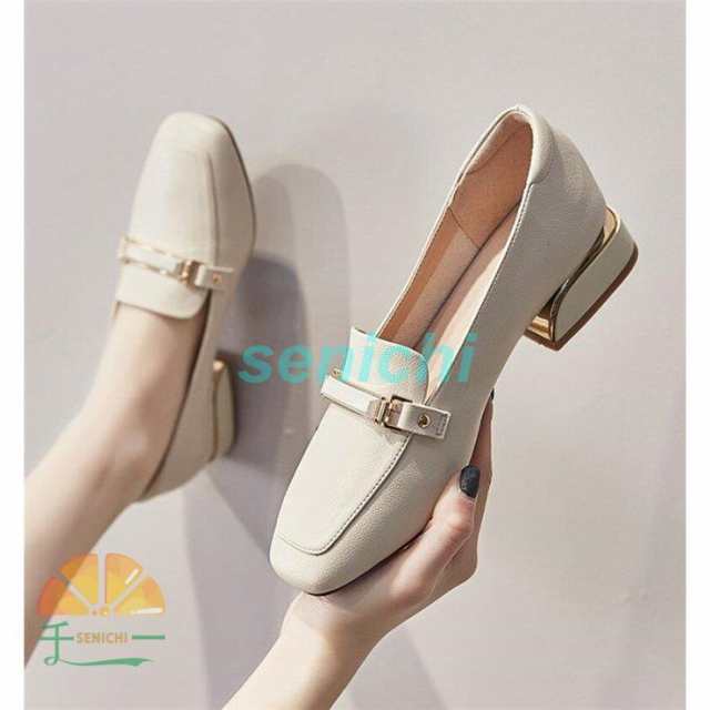 パンプス レディース ぺたんこ スクエアトゥ ローヒール 痛くない 歩きやすい オフィス 春の通販は