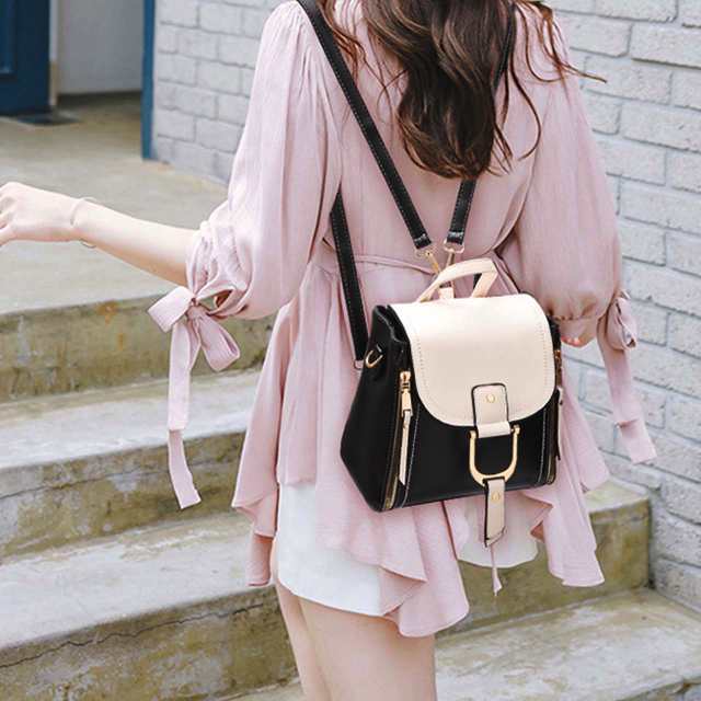 送料無料 4way 可愛い スクエア型 手提げ ショルダー リュック メッセンジャーバッグの通販は 5,034円