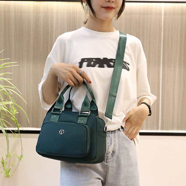 夏新作 ショルダーバッグ トートバッグ 2way レディース ナイロン 軽量 防水 手持ち 斜めがけ バッグ  大容量 カバン プレゼント ギフトの通販は