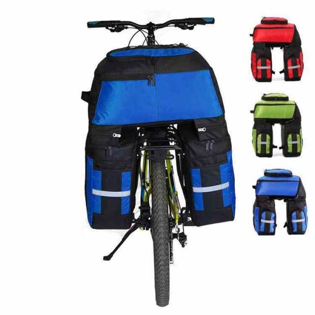 自転車用　サイクルバッグ 大容量　サイクルパニアバッグ ロングツーリング 自転車 ロードバイク サドルバッグ 工具入れ ツーリング　リの通販は