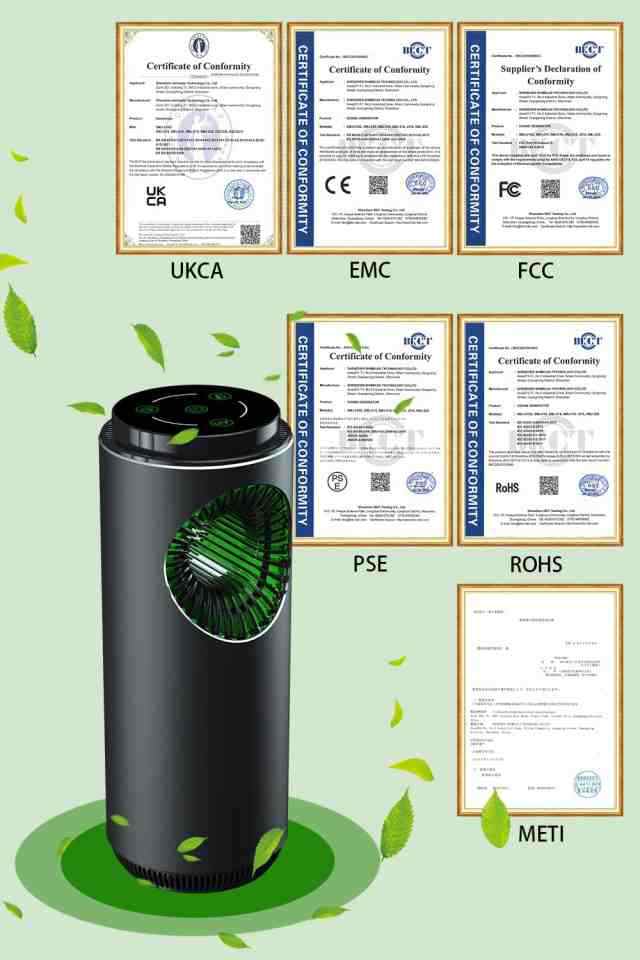 オゾン発生器 イオン発生器 脱臭機 小型脱臭機 プラズマクラスターイオン発生機 UV紫外線除菌機能を追加 3種類