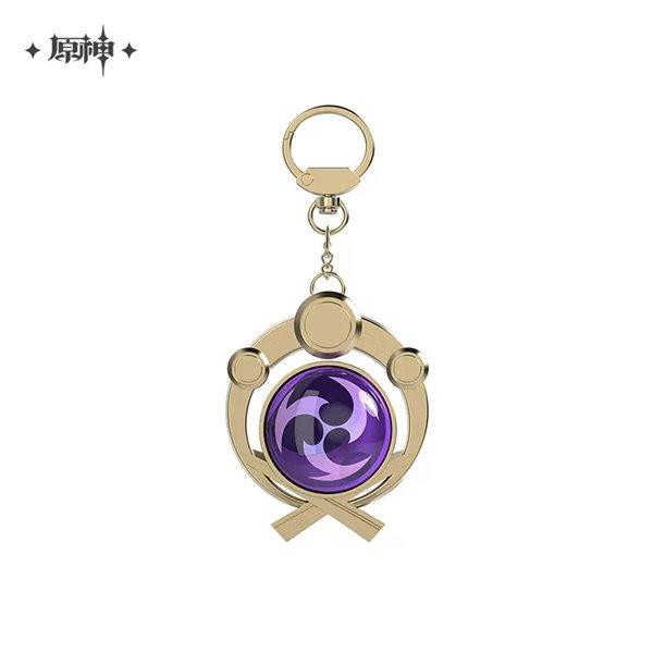 輸入品 原神 2023カーニバルの再会シリーズ 神の眼差しアクリルストラップ 稲妻 雷元素 / miHoYoの通販は
