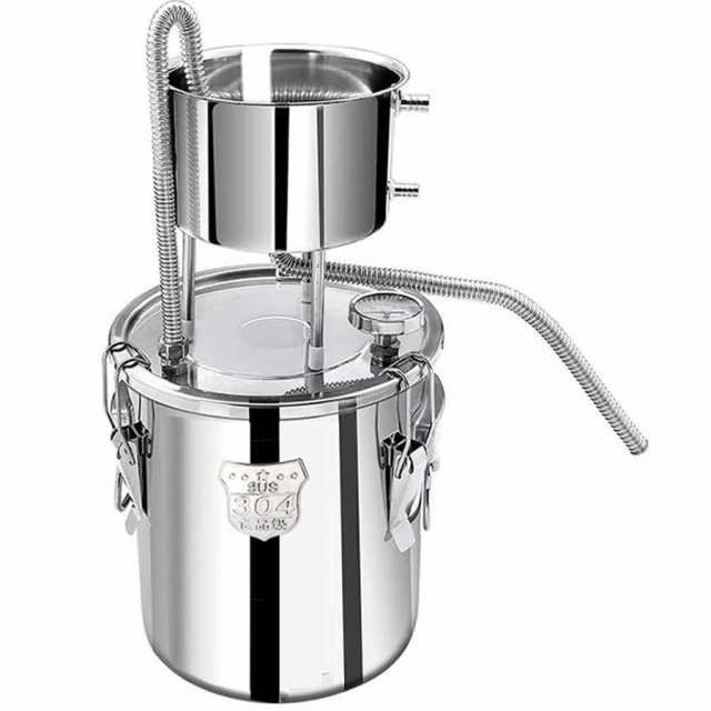 蒸留器 精油 ハーブ 家庭用 浄水ポット 蒸留水 ヒバ 純露 蒸留水器 キッチンアルコール 22l 発酵器 酒かん器 家庭用浄水器 ポット型 ガスの通販は