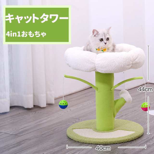 猫 爪とぎ タワー キャットタワー 可愛い つめとぎ 猫ベッド かわいい おもしろ 夏 オールシーズン キャットベッド ハーフドーム ミニキの通販は 6,599円