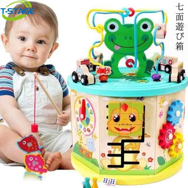 あそび箱 知育 玩具 1歳 1歳半 2歳 木のおもちゃ 室内 遊び おもちゃ 男の子 女の子 子供 おもちゃ キッズ プレゼント 出産祝いの通販は