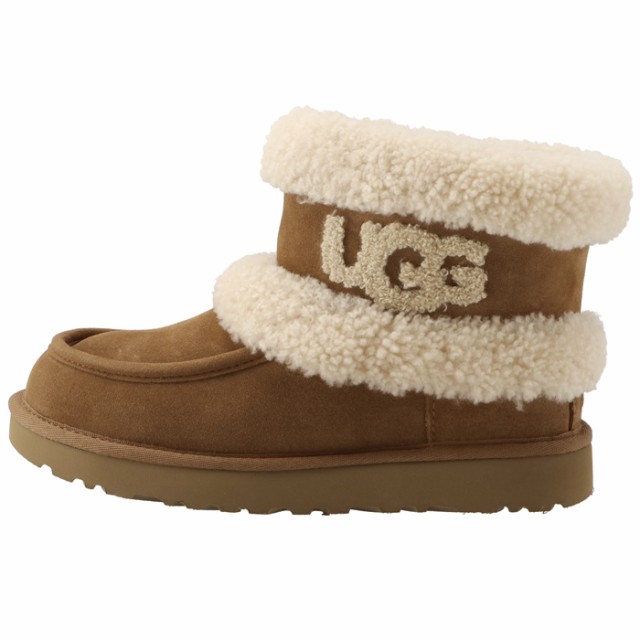 アグ UGG ウルトラミニ ULTRA MINI UGG FLUFF ロゴ ムートンブーツ 2023年秋冬新作 1145410