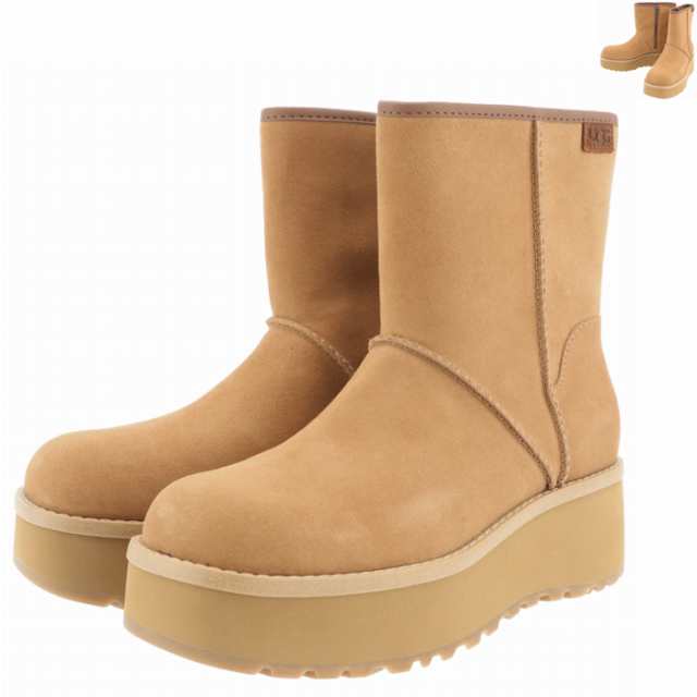 UGG ミディアムブーツ CITYFUNC MID プラットフォーム 耐水 5cmヒール スエード 1158196 0003