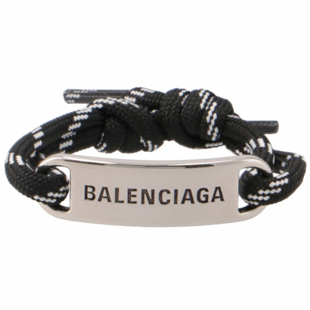 バレンシアガ BALENCIAGA ロゴプレート ブレスレット PLATE バングル