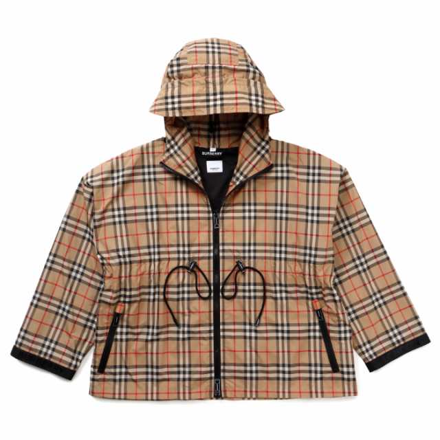 バーバリー BURBERRY フーデッドジャケット ヴィンテージチェック パーカー ロゴテープ 8032210_4の通販は