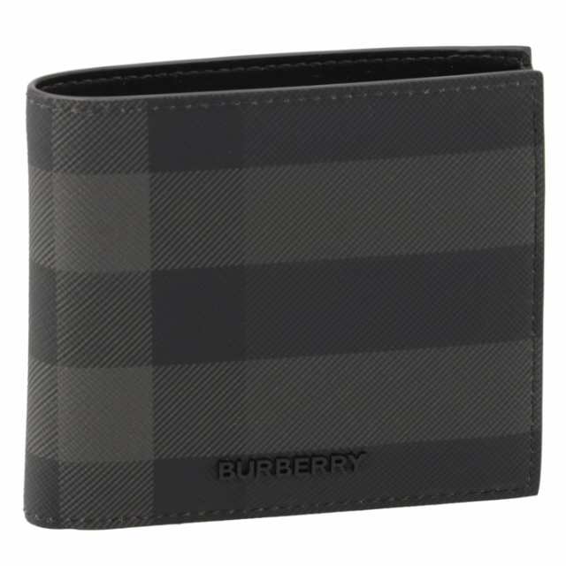 バーバリー BURBERRY 財布 二つ折り メンズ バイフォールドウォレット チャコールチェック 二つ折り財布 8070201の通販は 55,000円