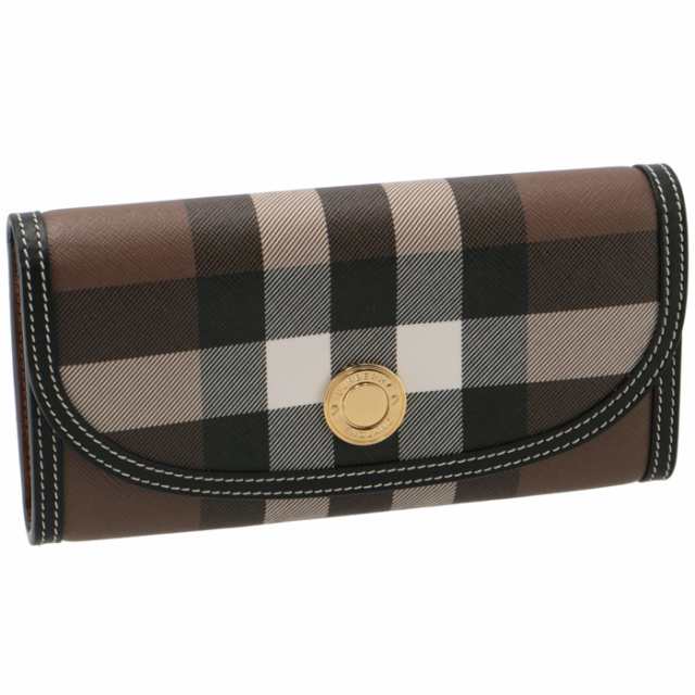 BURBERRY 長財布 二つ折り コンチネンタルウォレット チェック ロングフラップ 二つ折り長財布 8072668 その他財布