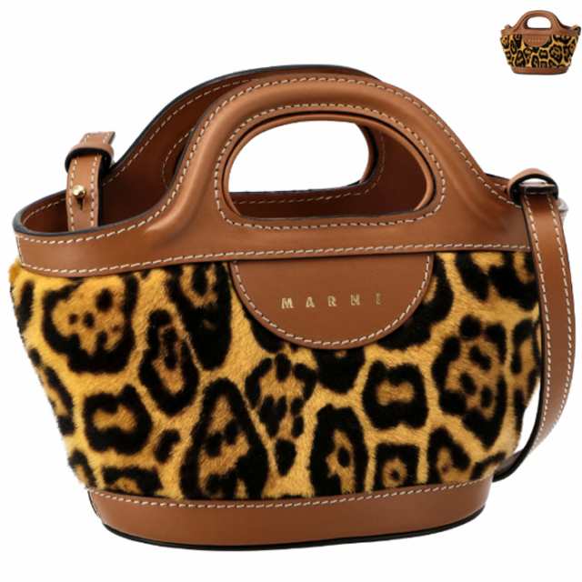 マルニ MARNI ショルダーバッグ マイクロ TROPICALIA レオパード シアリングバッグ ハンドバッグ BMMP0096Q5 LV846 の通販は 69,800円