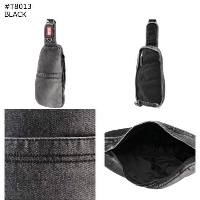 ディーゼル DIESEL ショルダーバッグ RAVE SLING BAG X デニム