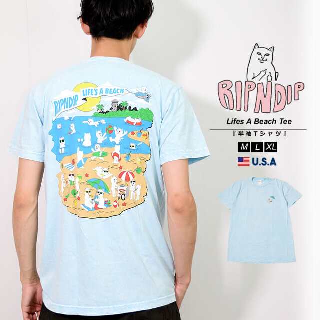 RIPNDIP リップンディップ tシャツ メンズ 半袖Tシャツ カットソー ...