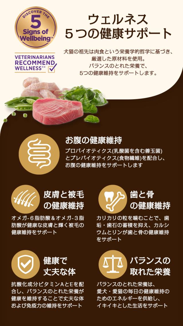 【リニューアル変更済】【沖縄以外送料無料】(選べる2つのおまけ付き)ウェルネス コアダイジェスティブヘルス 成犬用 １歳以上 骨抜きチキン＆玄米 1.8kg×2袋 犬 成犬 アダルト 乳酸菌 鶏 玄米 ドッグ ドック ドッグフード ドックフード 高消化性_2