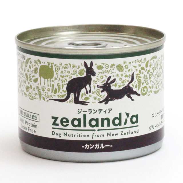 ジーランディア ドッグ缶 カンガルー 185gウェットフード 犬 缶詰 成犬用 総合栄養食 Zealandia の通販はau Pay マーケット ドッグパラダイスぷらすニャン